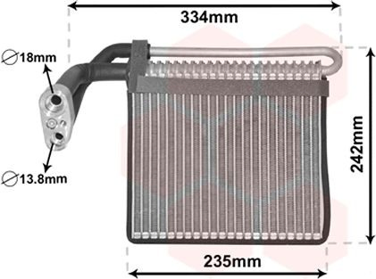  Vaporizador de aparelho de ar condicionado Ford Kuga I SUV (CBV) (2008 - 2012) I